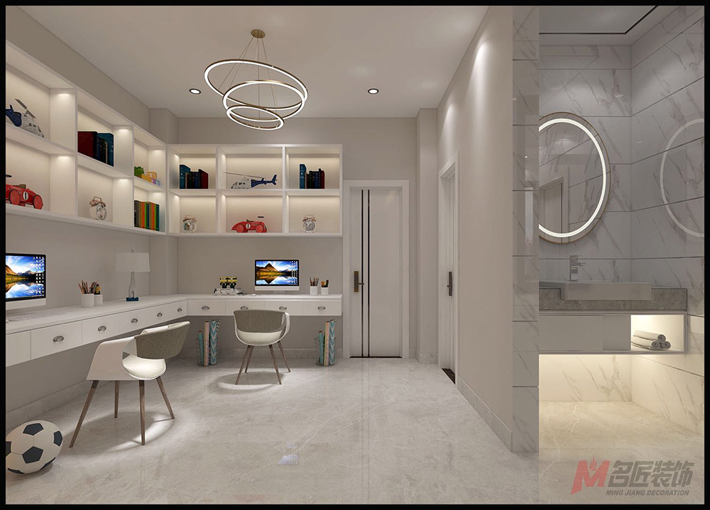 自貢301平米以上現代簡約風格金棕櫚莊園室內裝修設計案例