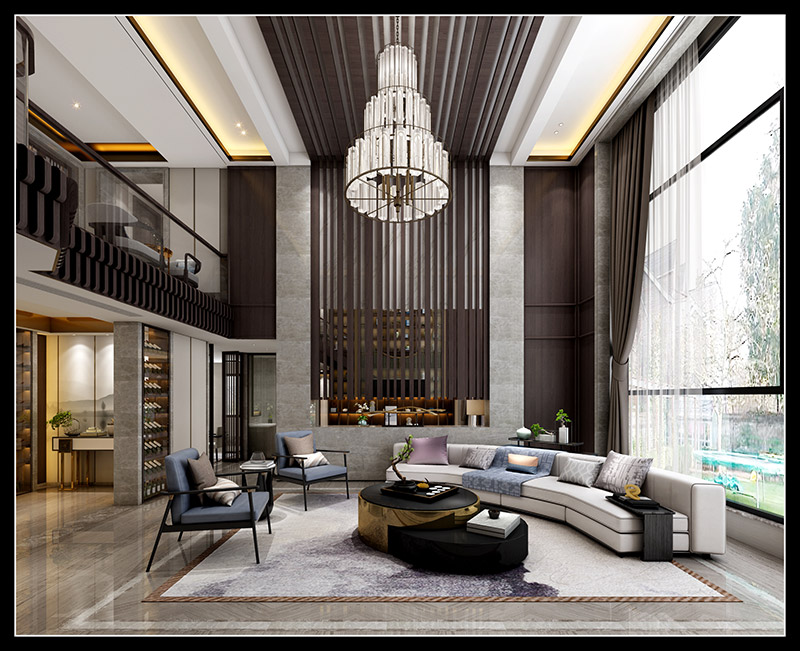 宁波201-300平米欧式风格森海豪庭室内装修设计案例