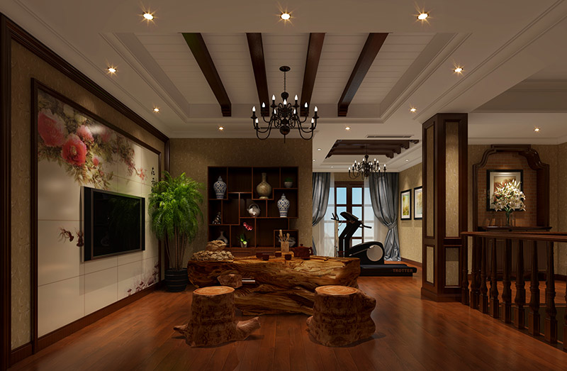 重庆201-300平米新古典风格黄山豪庭家装设计案例
