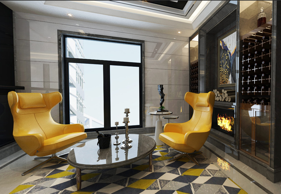 绵阳101-200平米现代前卫风格芙蓉金城室内设计效果图