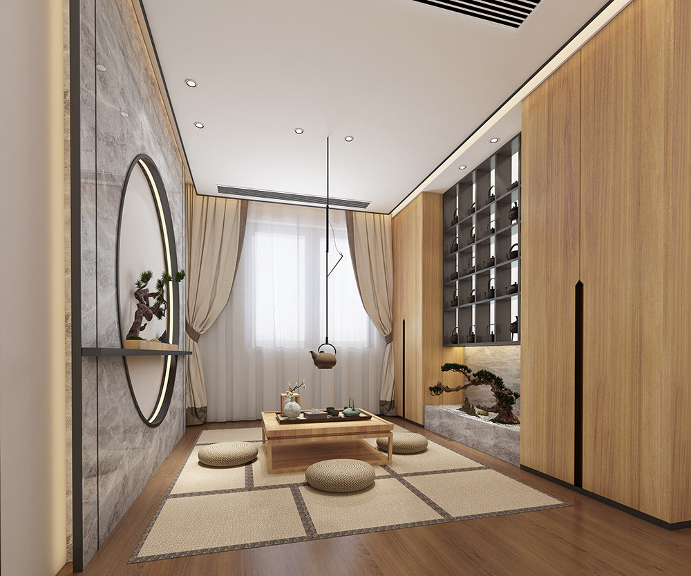 佛山101-200平米新中式风格碧桂园天汇室内设计效果图