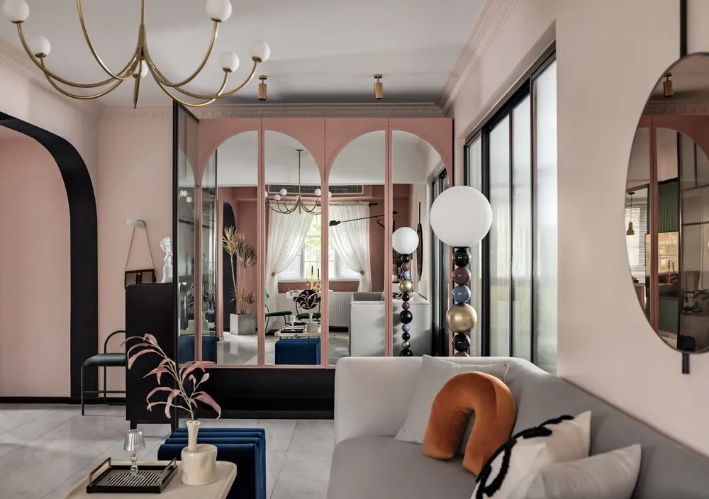 佛山100平米以下美式風格雅居樂清樾室內裝修設計案例