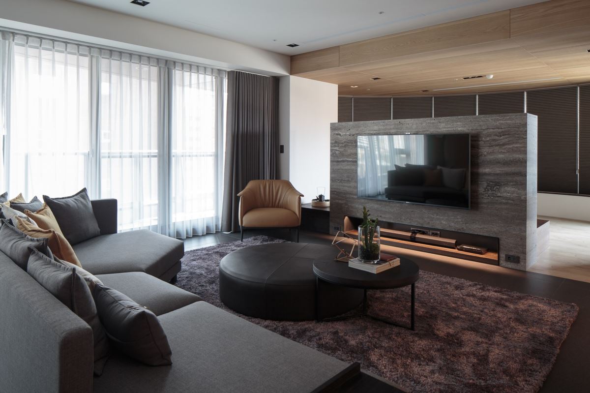 廣州100平米以下輕奢風格室內裝修設計案例