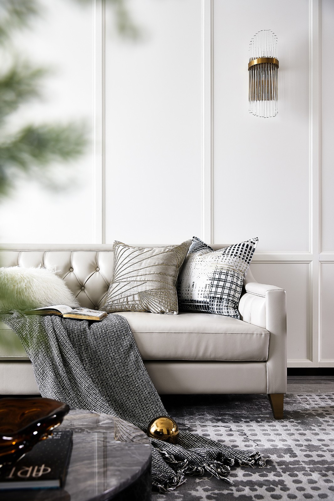 现代美式风格室内设计家装案例-沙发