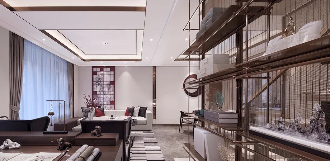 大理白族自治州201-300平米新中式风格中和坊别墅室内装修设计案例