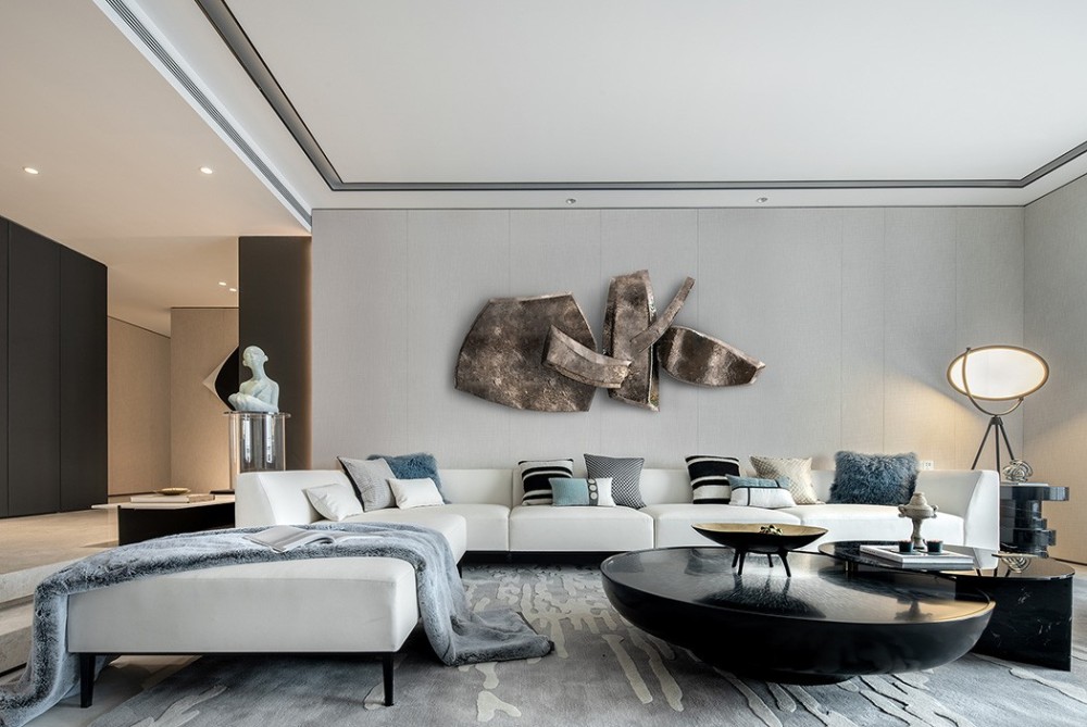 佛山201-300平米新中式風格保利中匯花園室內裝修設計案例